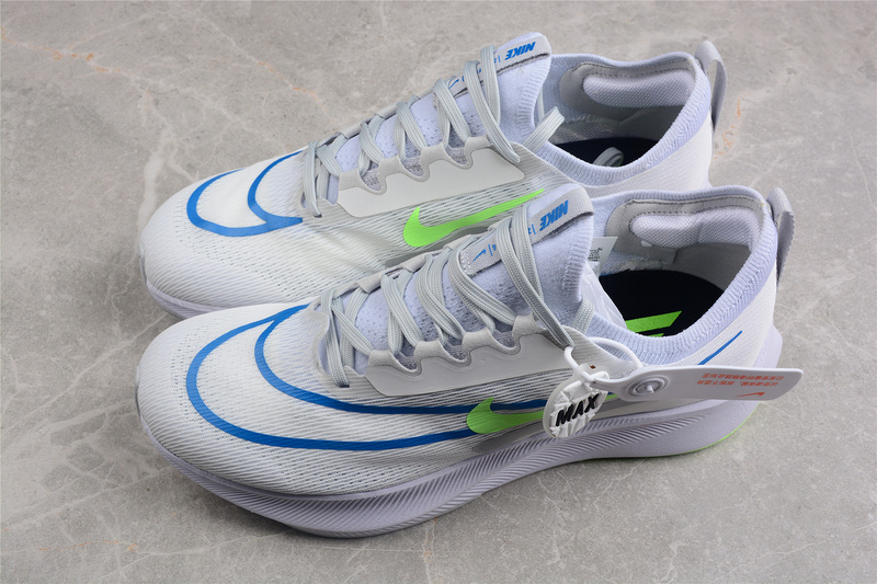 Zoom Fly 4 Summit White/Pure Platinum/Imperial Blue/Lime Glow 11