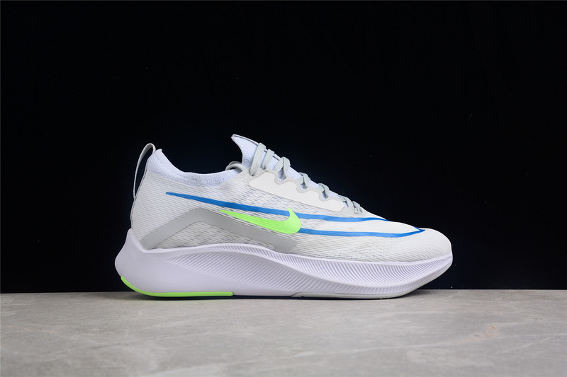 Zoom Fly 4 Summit White/Pure Platinum/Imperial Blue/Lime Glow 17