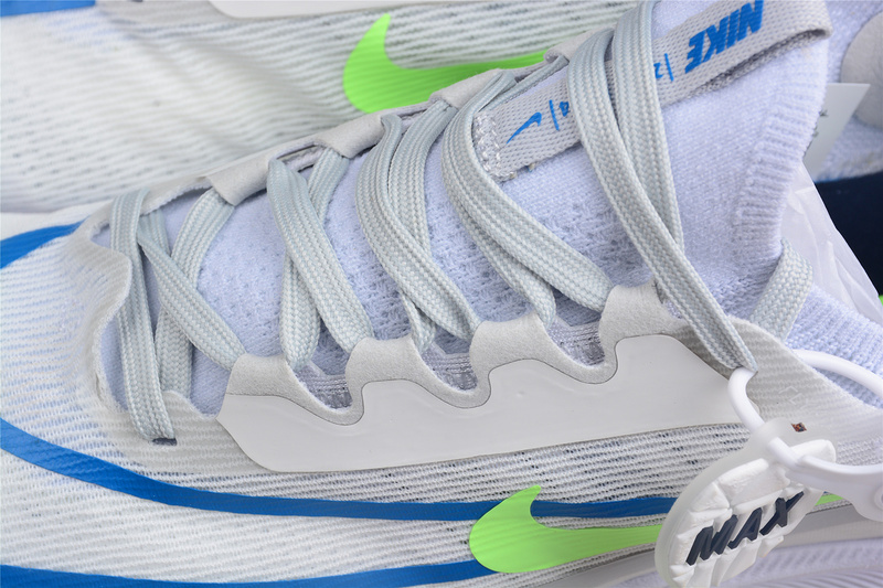 Zoom Fly 4 Summit White/Pure Platinum/Imperial Blue/Lime Glow 25