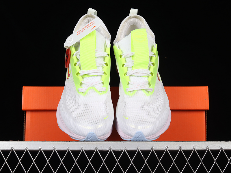 Zoom Fly 4 Premium White/Fluorescent Green/Red 25