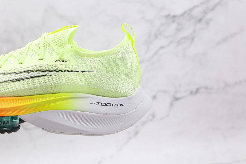 Air Zoom Alphafly Next% Fluorescent Green/White/Orange 7