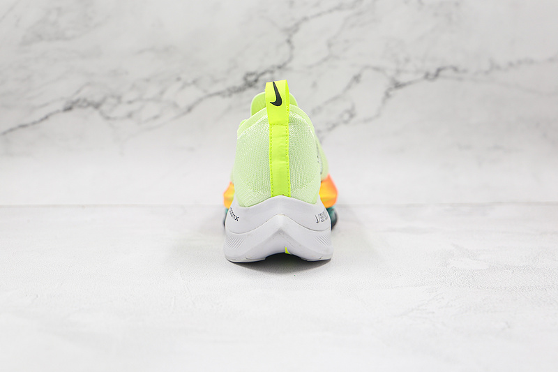 Air Zoom Alphafly Next% Fluorescent Green/White/Orange 13