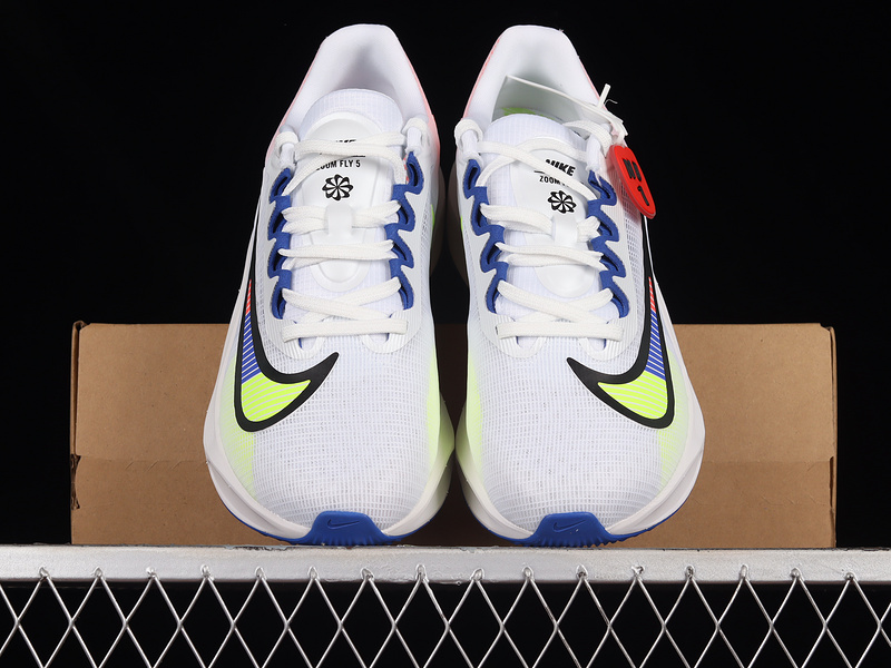 Zoom Fly 5 Premium White/Black/Racer Blue 15