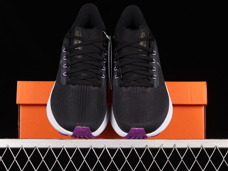 Air Zoom Pegasus 39 Black/Silver/White-Purple 5