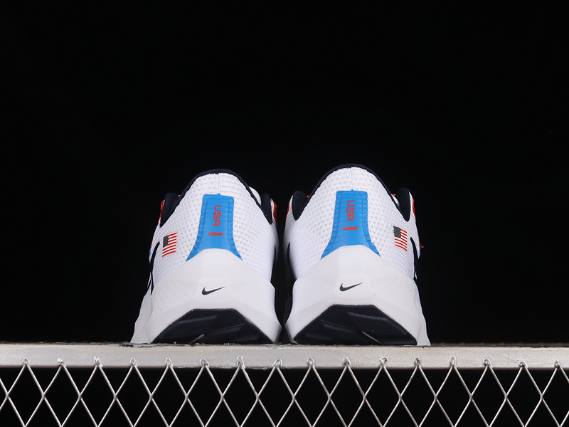 Air Zoom Pegasus 40 White/Blue/Black/Red 7