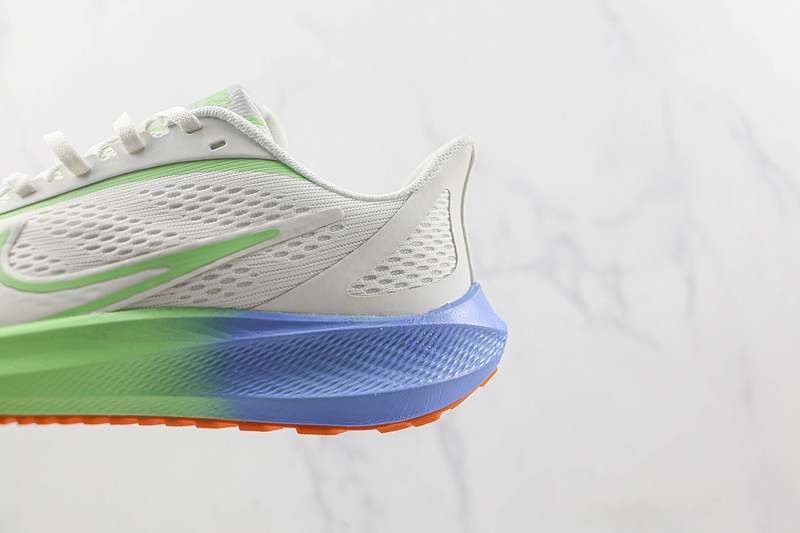 Zoom Pegasus 39 X Turbo White/Green/Blue-Orange 5