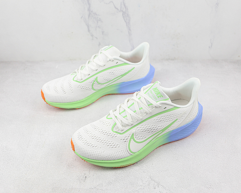 Zoom Pegasus 39 X Turbo White/Green/Blue-Orange 7