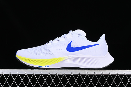 Air Zoom Pegasus 37 White/Blue/Yellow/Grey 21