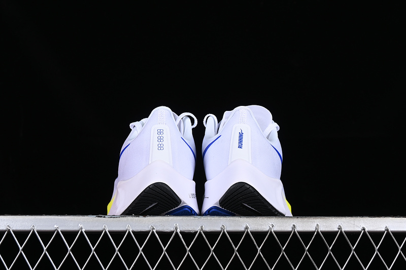 Air Zoom Pegasus 37 White/Blue/Yellow/Grey 23