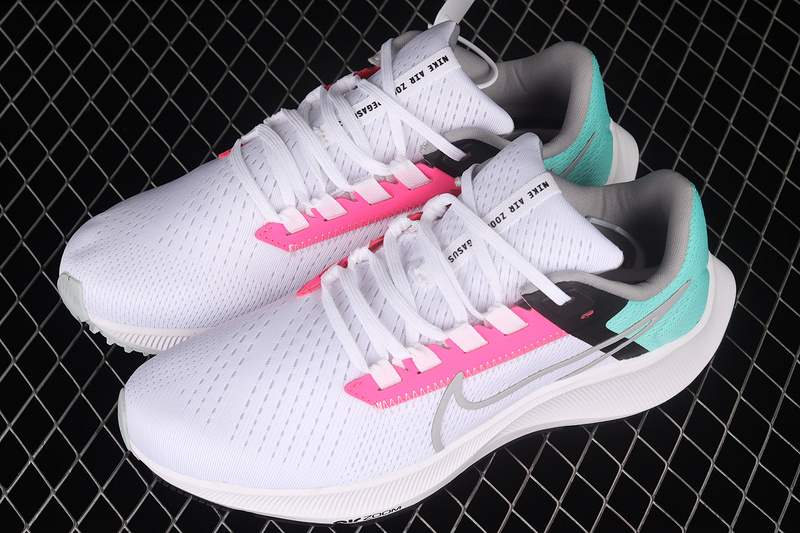 Air Zoom Pegasus 38 South Beach White/Hyper Pink/Dynamic Turquoise/Wolf Grey 27