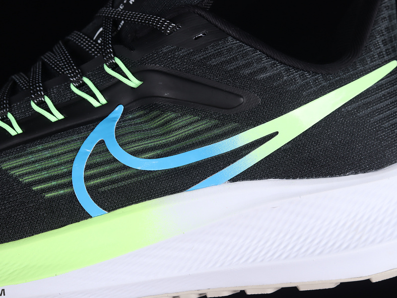 Air Zoom Pegasus 39 Black/White/Green 5