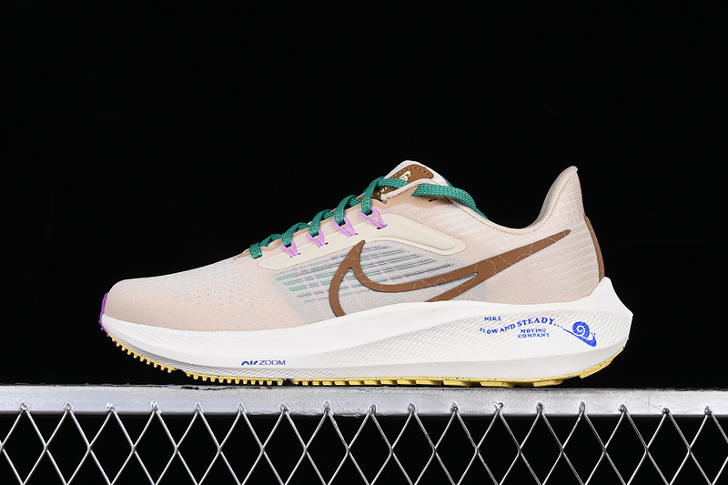 Air Zoom Pegasus 39 White/Grey/Brown/Green 13