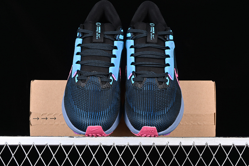 Air Zoom Pegasus 40 Black/Pink/Blue 13