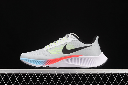 Air Zoom Pegasus 37 Pure Platinum/Laser Crimson/Psychic Blue/Black 19