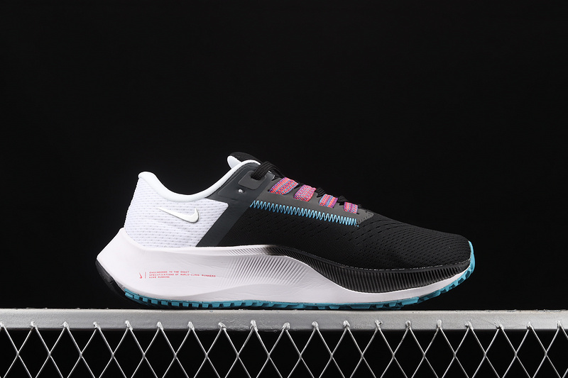 Air Zoom Pegasus 38 Black/White/Chlorine Blue/Metallic Silver 13