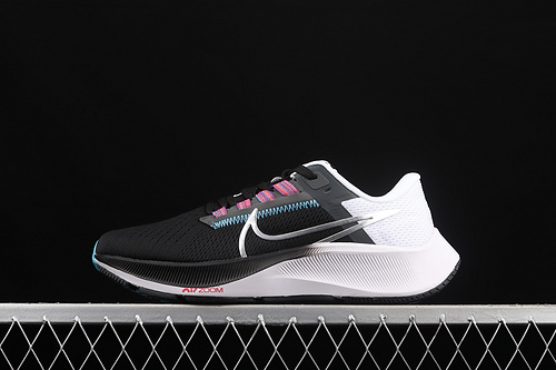 Air Zoom Pegasus 38 Black/White/Chlorine Blue/Metallic Silver 15