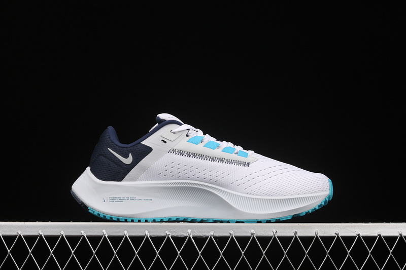 Air Zoom Pegasus 38 White/Pure Platinum/Midnight Navy/Wolf Grey 7