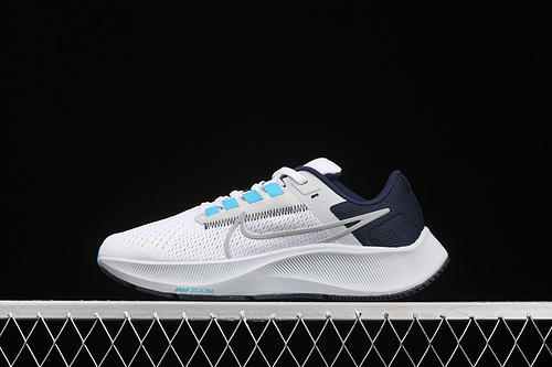 Air Zoom Pegasus 38 White/Pure Platinum/Midnight Navy/Wolf Grey 21