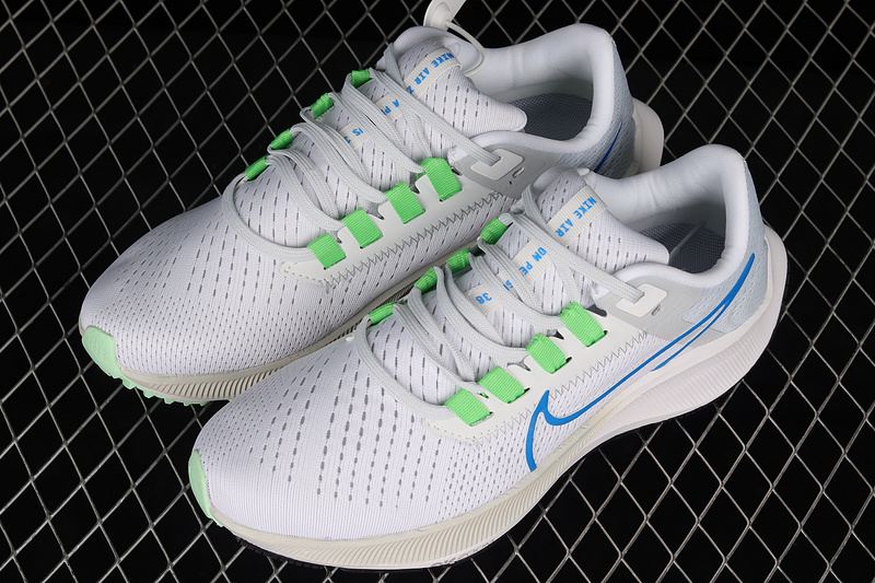 Air Zoom Pegasus 38 White/Pure Platinum/Wolf Grey/Imperial 25