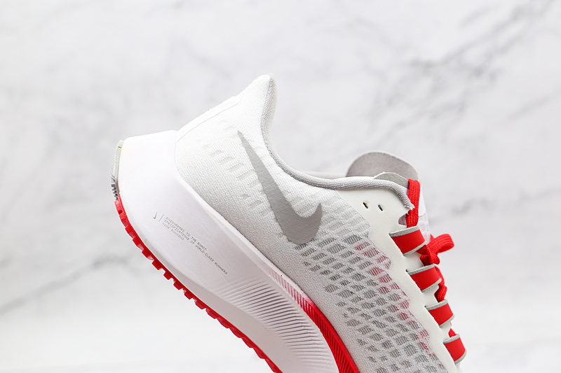 Air Zoom Pegasus 37 Ohio State White/Pure Platinum/Pewter Grey/University Red 9