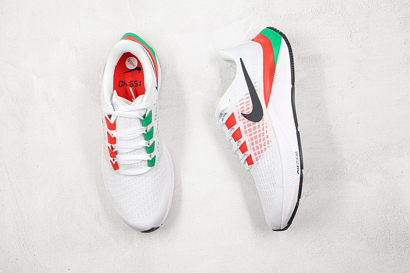 Air Zoom Pegasus 37 Premium White/Orange/Green-Black 7