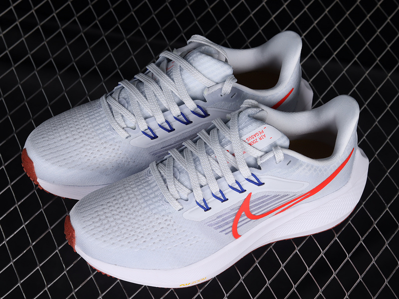 Air Zoom Pegasus 39 Light Grey/Orange/White 19