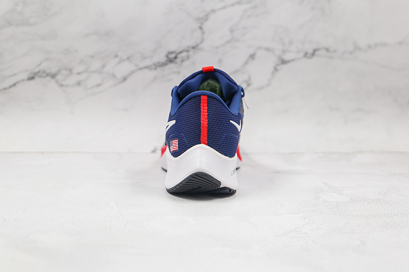 Air Zoom Pegasus 38 Navy Blue/White/Red 5