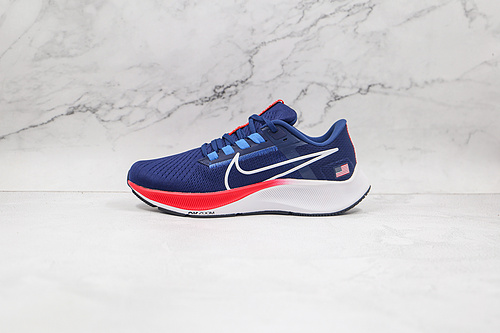 Air Zoom Pegasus 38 Navy Blue/White/Red 9