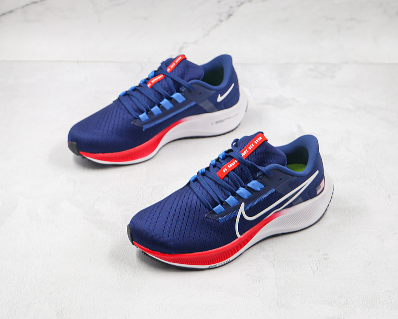 Air Zoom Pegasus 38 Navy Blue/White/Red 11