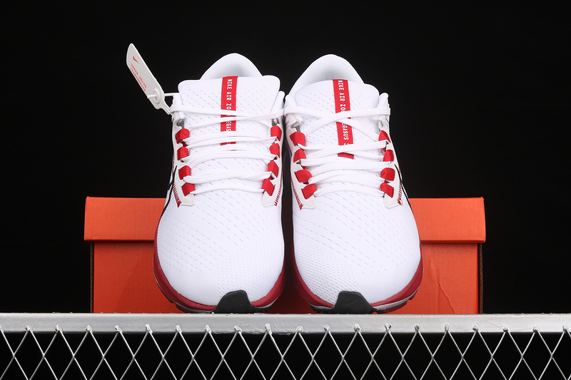 Air Zoom Pegasus 38 White/Red/Black 7