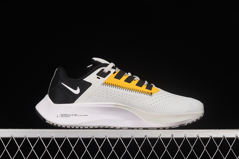 Air Zoom Pegasus 38 Wolf Grey/Black/University Gold/White 3