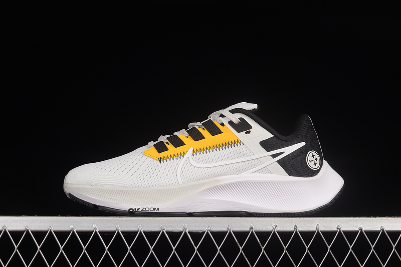 Air Zoom Pegasus 38 Wolf Grey/Black/University Gold/White 7