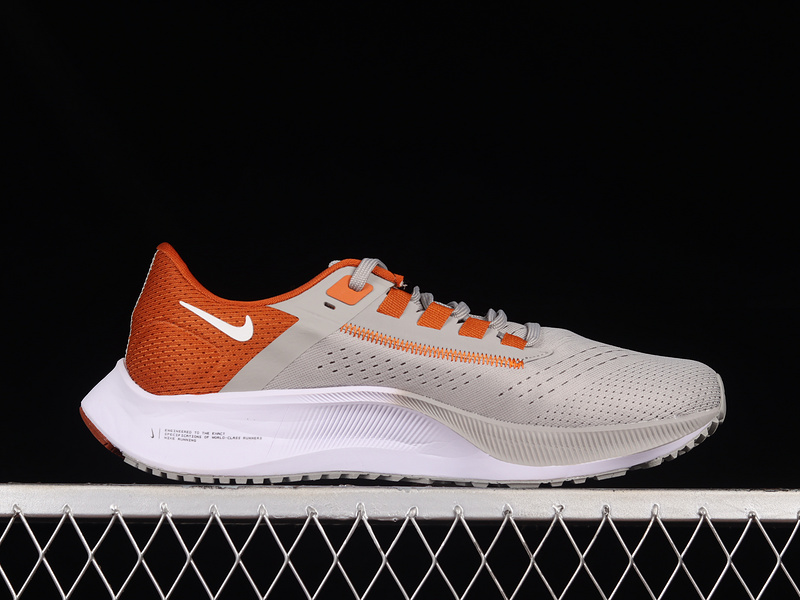 Air Zoom Pegasus 38 Texas Pewter Grey/Desert Orange/White 9