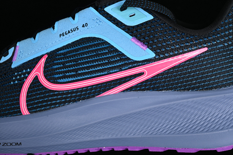 Air Zoom Pegasus 40 Blue/Pink/Black 19