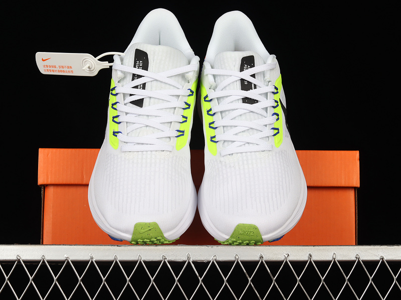 Air Zoom Pegasus 39 White/Black/Fluorescent Green 27