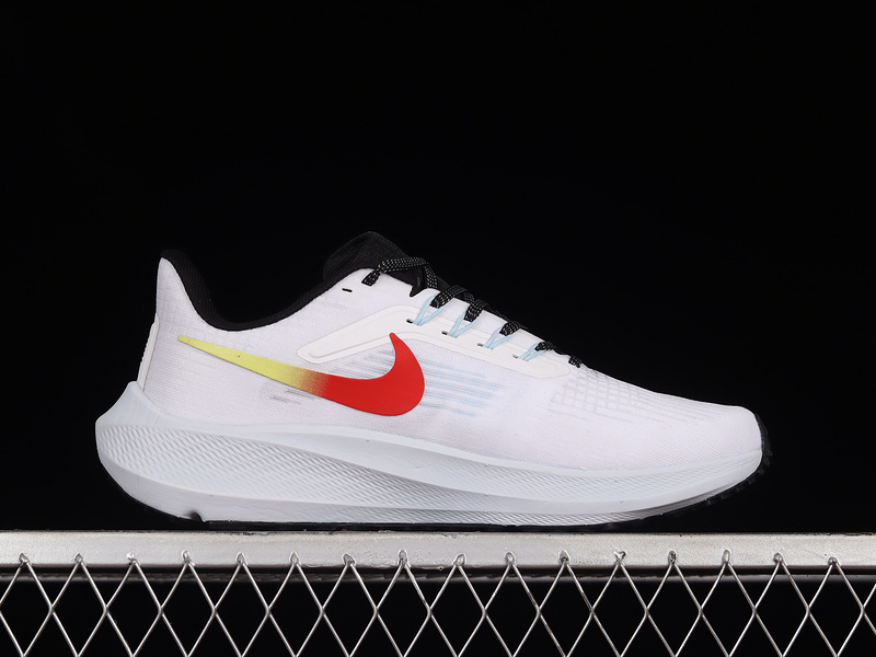 Air Zoom Pegasus 39 White/Bright Crimson/Black/Volt 5