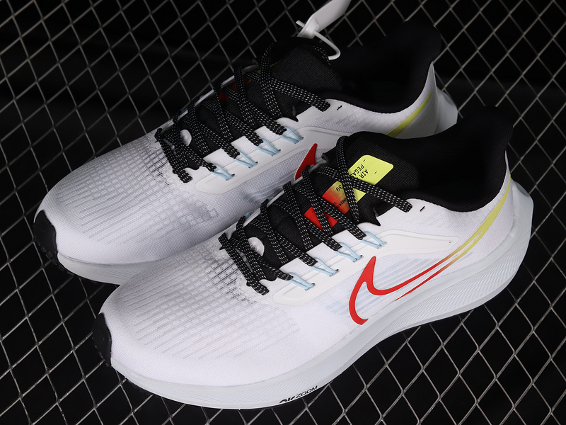 Air Zoom Pegasus 39 White/Bright Crimson/Black/Volt 27