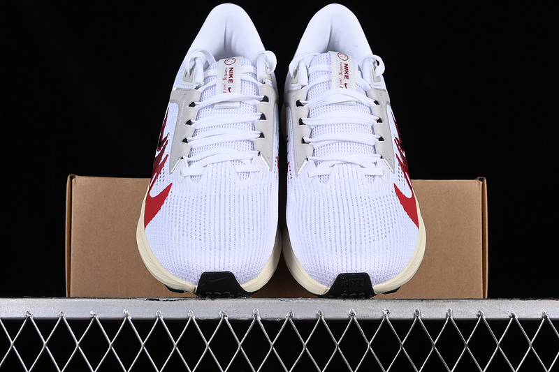 Air Zoom Pegasus 40 White/Red/Grey 17