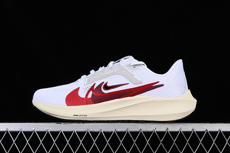 Air Zoom Pegasus 40 White/Red/Grey 25