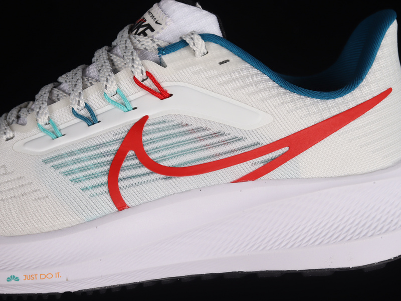 Air Zoom Pegasus 39 White/White/Washed Teal/University Red 17