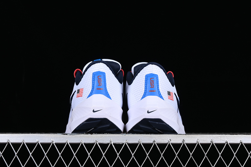 Air Zoom Pegasus 40 White/Black/Blue/Orange 13