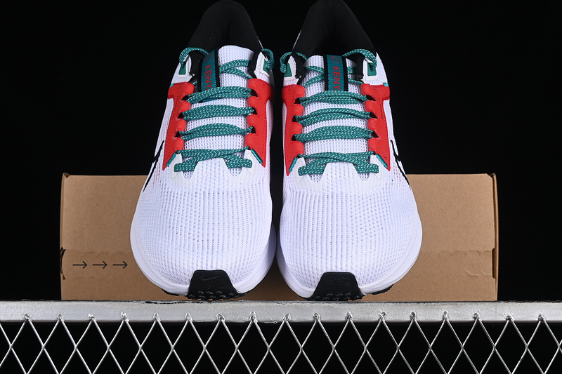 Air Zoom Pegasus 40 White/Black/Red/Green 19