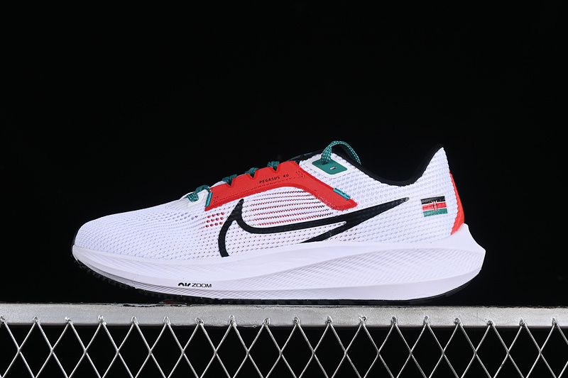 Air Zoom Pegasus 40 White/Black/Red/Green 27