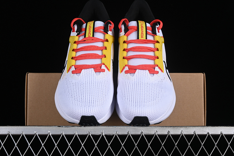 Air Zoom Pegasus 40 White/Black/Yellow/Red 7