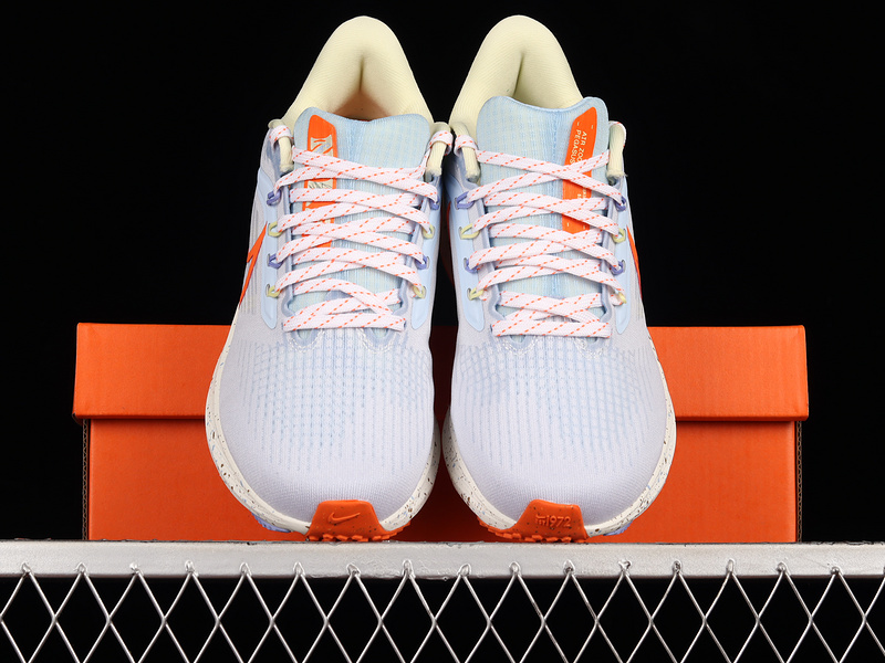 Air Zoom Pegasus 39 White/Ice Blue-Orange 5