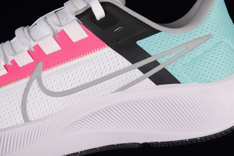 Zoom Pegasus 38 South Beach White/Hyper Pink/Dynamic Turquoise/Wolf Grey 13