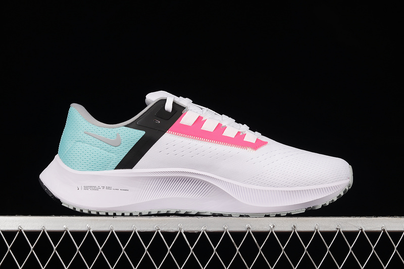 Zoom Pegasus 38 South Beach White/Hyper Pink/Dynamic Turquoise/Wolf Grey 17