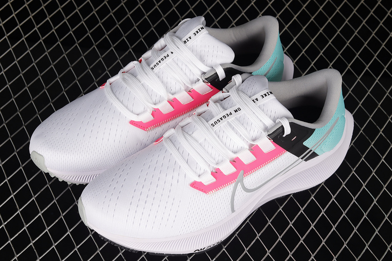 Zoom Pegasus 38 South Beach White/Hyper Pink/Dynamic Turquoise/Wolf Grey 27