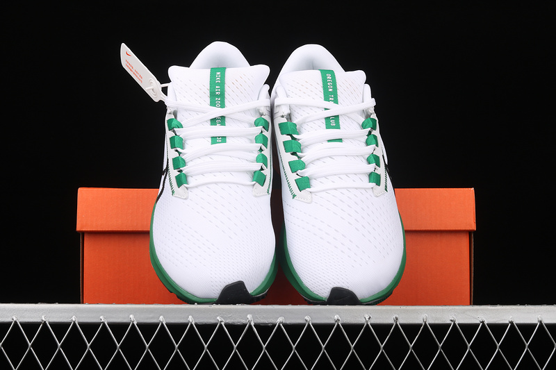 Air Zoom Pegasus 38 White/Black/Green 3