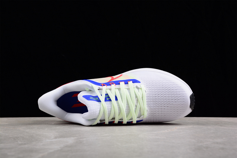 Air Zoom Pegasus 39 White/Racer Blue/Volt/Bright Crimson 9